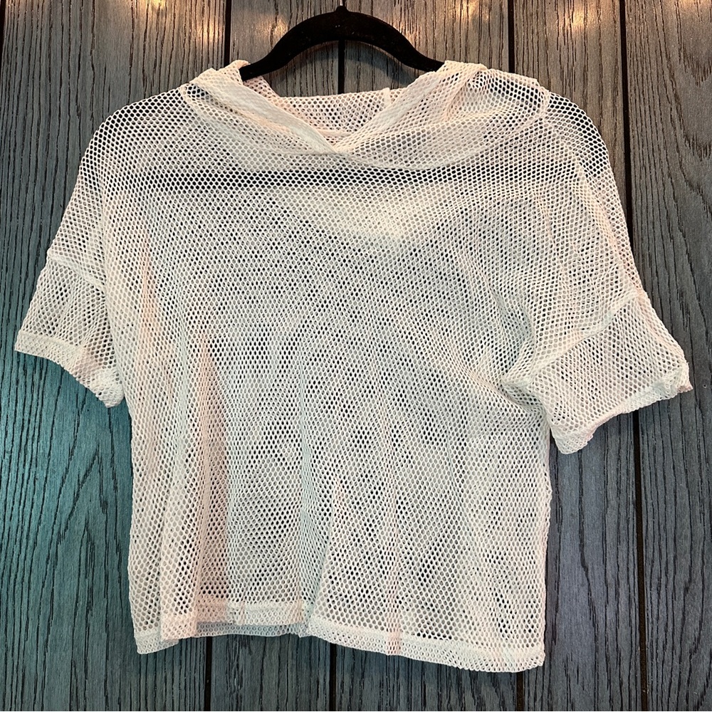 ISABEL JAXON netted top